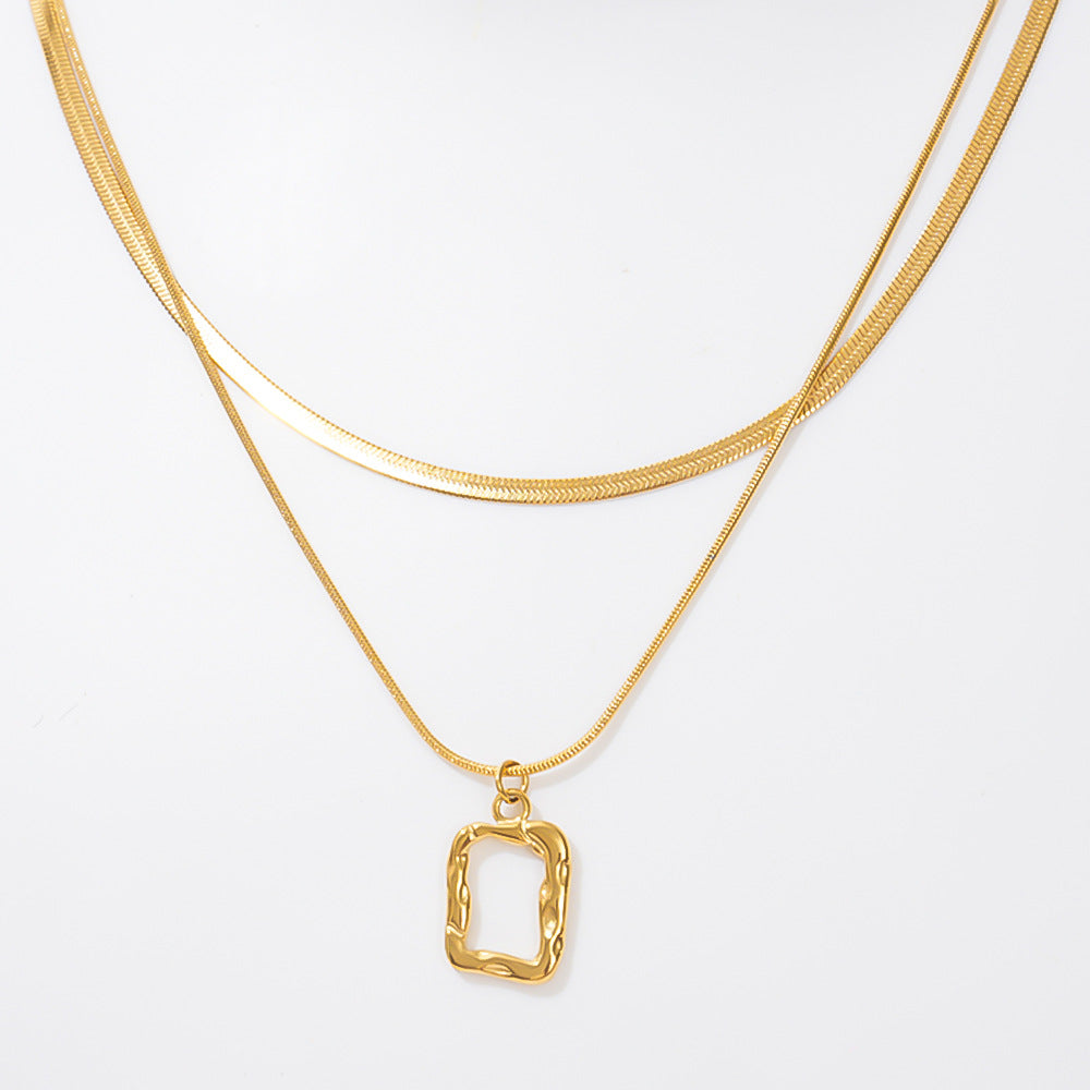 Nola Double chain with pendant